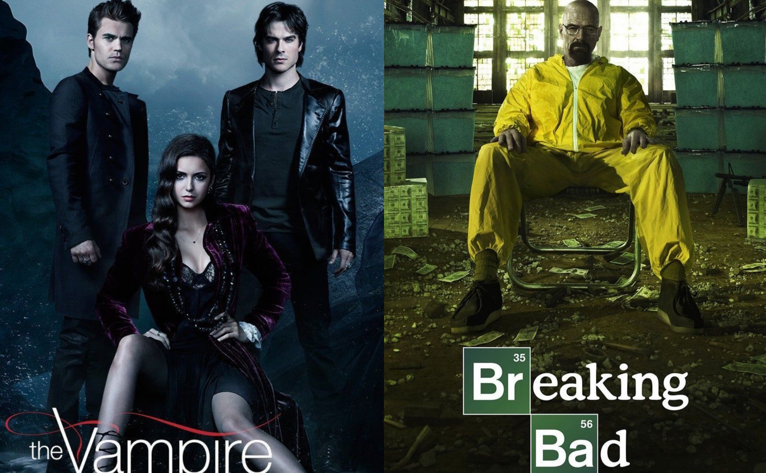 Serie Cup 1/8 final : Vampire Diaries VS Breaking Bad