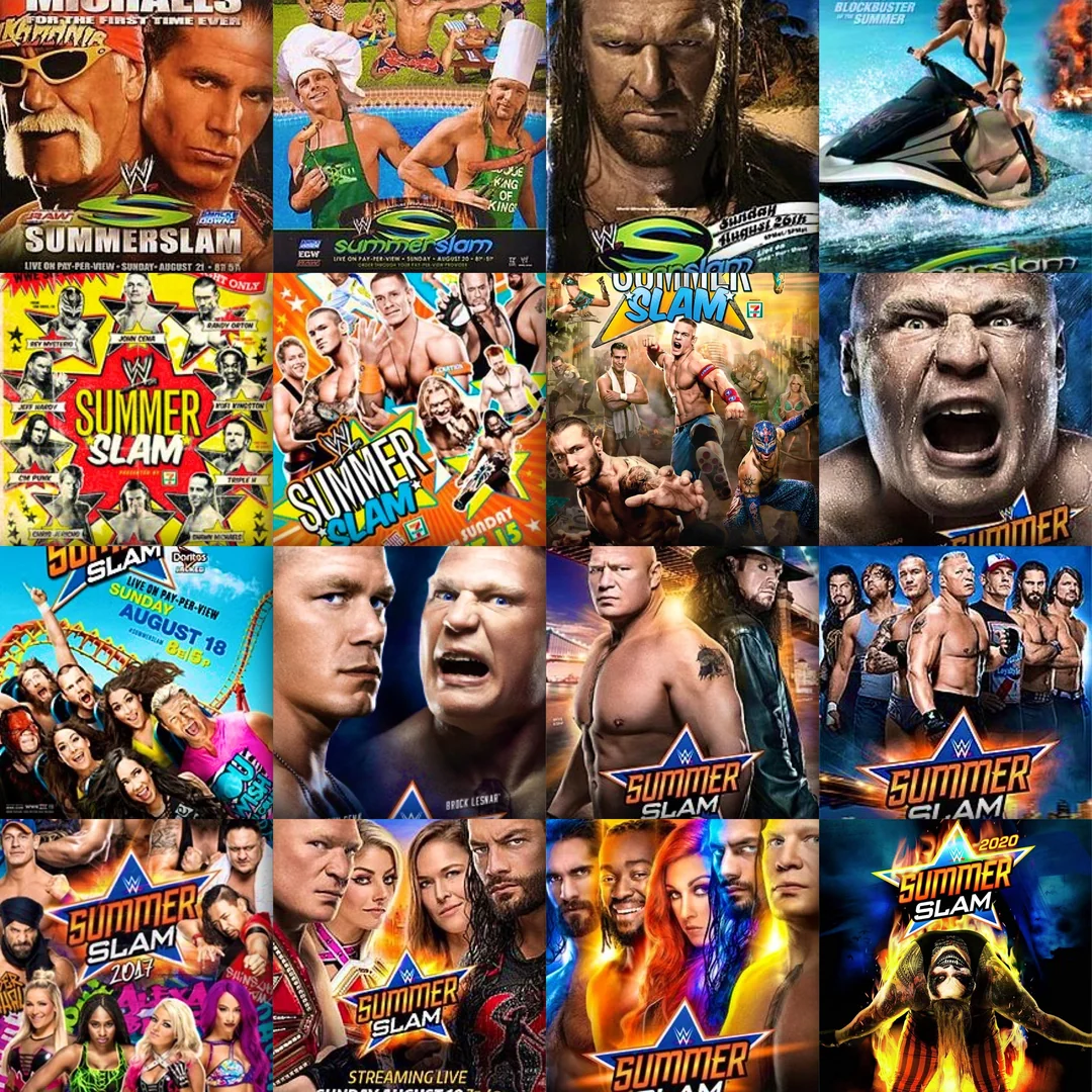 WWE SummerSlam Posters