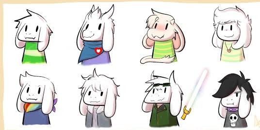Undertale Asriel Dreemurr aus 