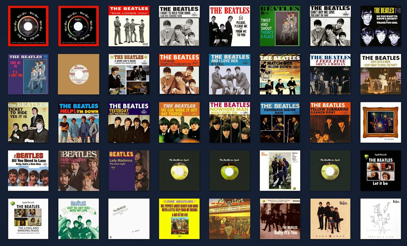 The Beatles singles