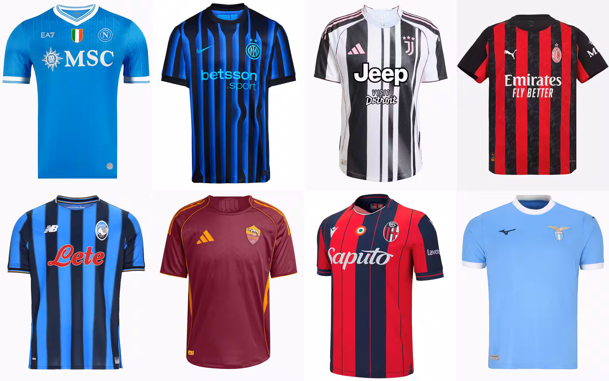 Maglie Serie A 2025/2026