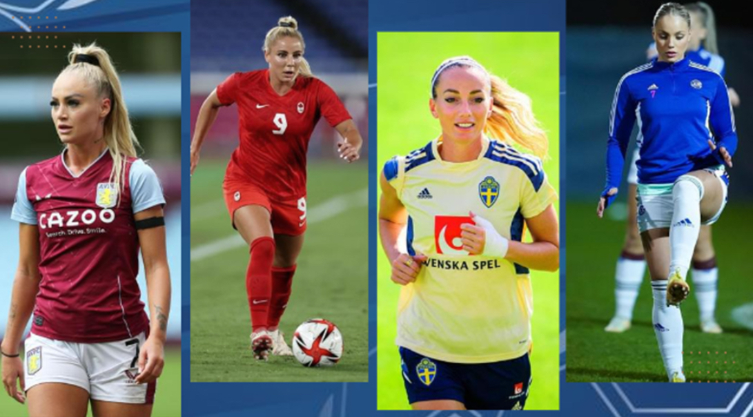 Most beautiful womenโs in football