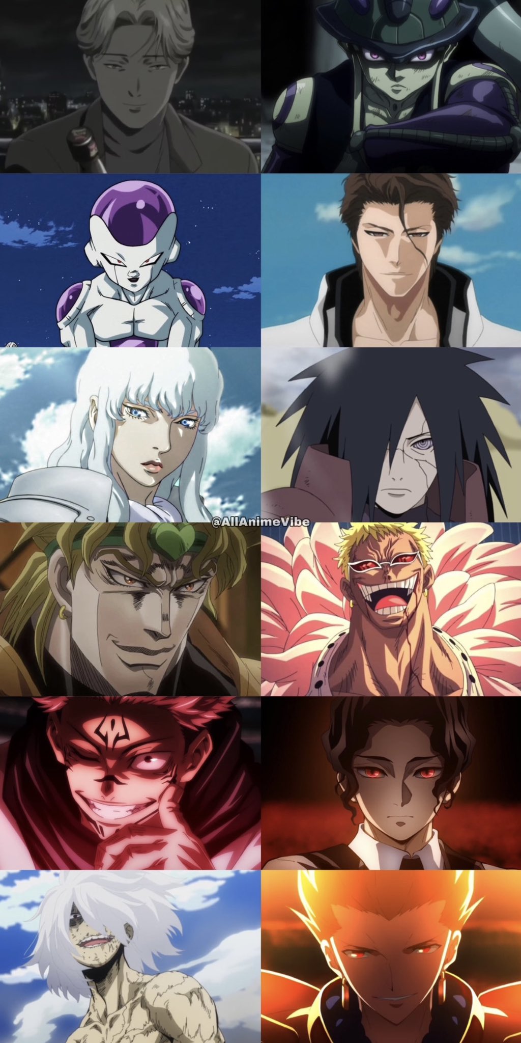 BEST VILLAIN ANIME