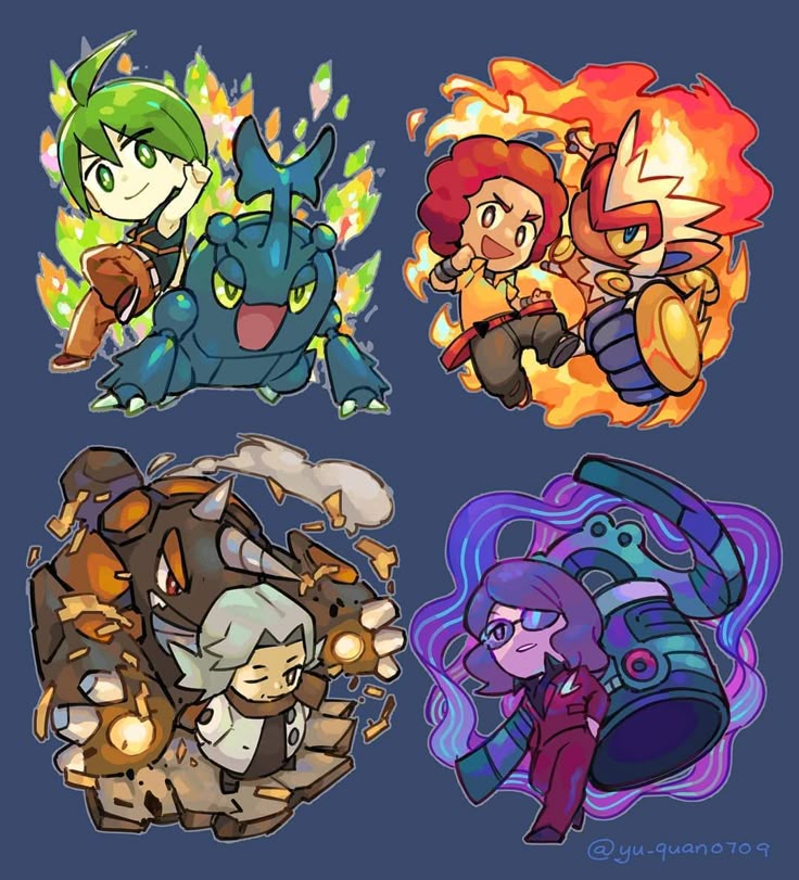 likely all pokemon characters sprites/artwork