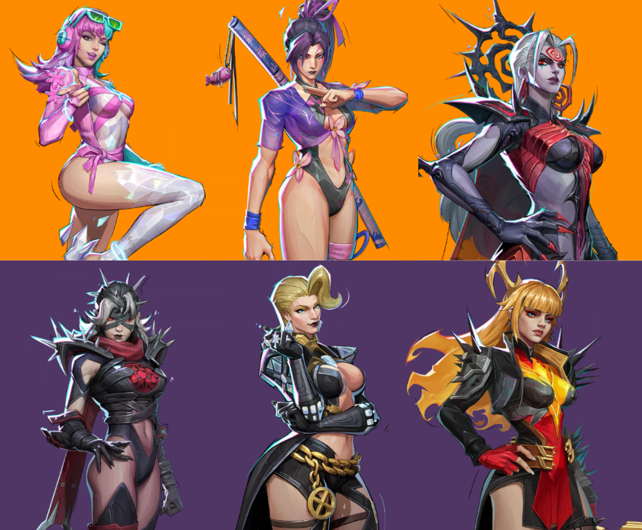 Marvel Rivals skins