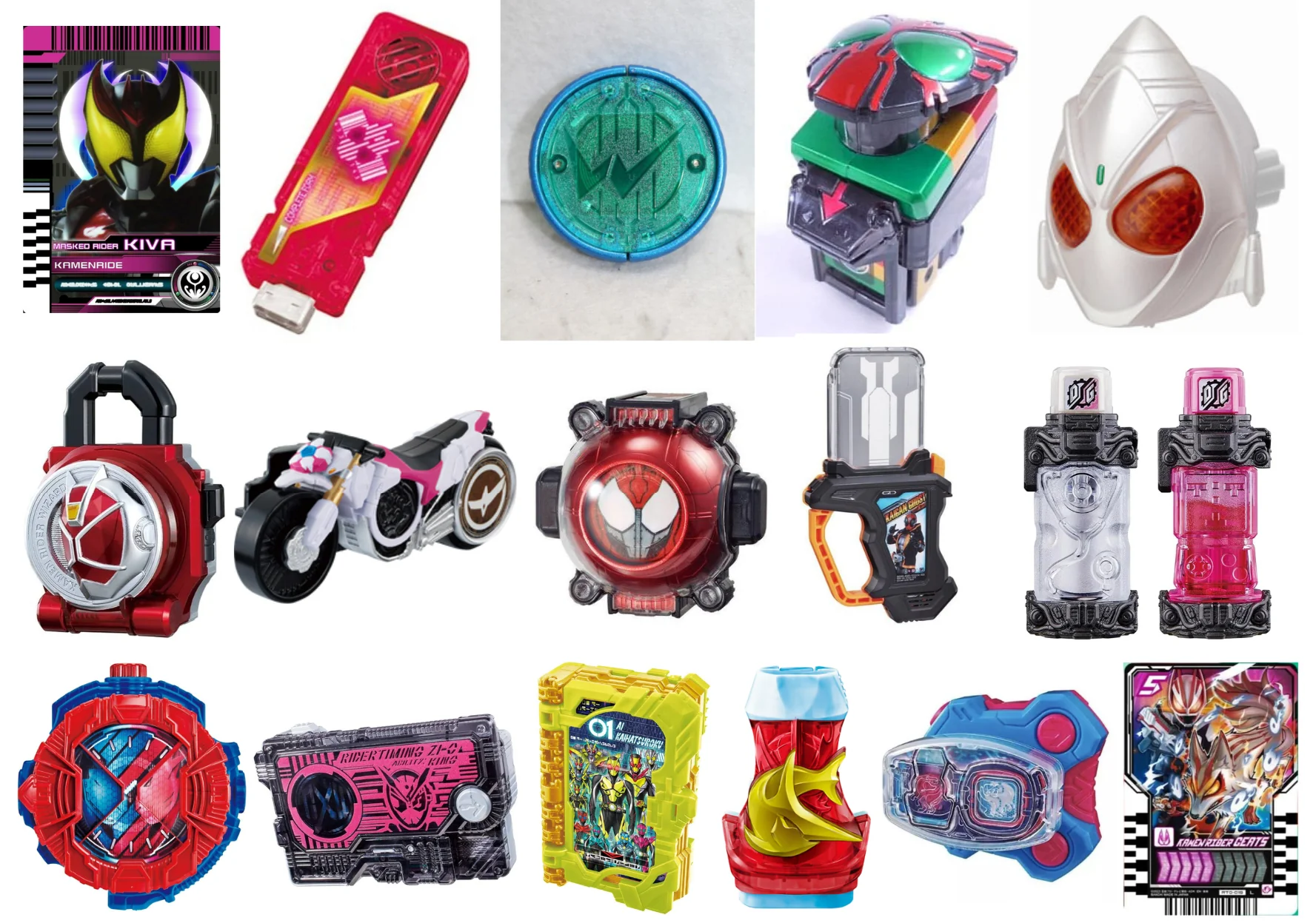 Kamen Rider Gimmicks