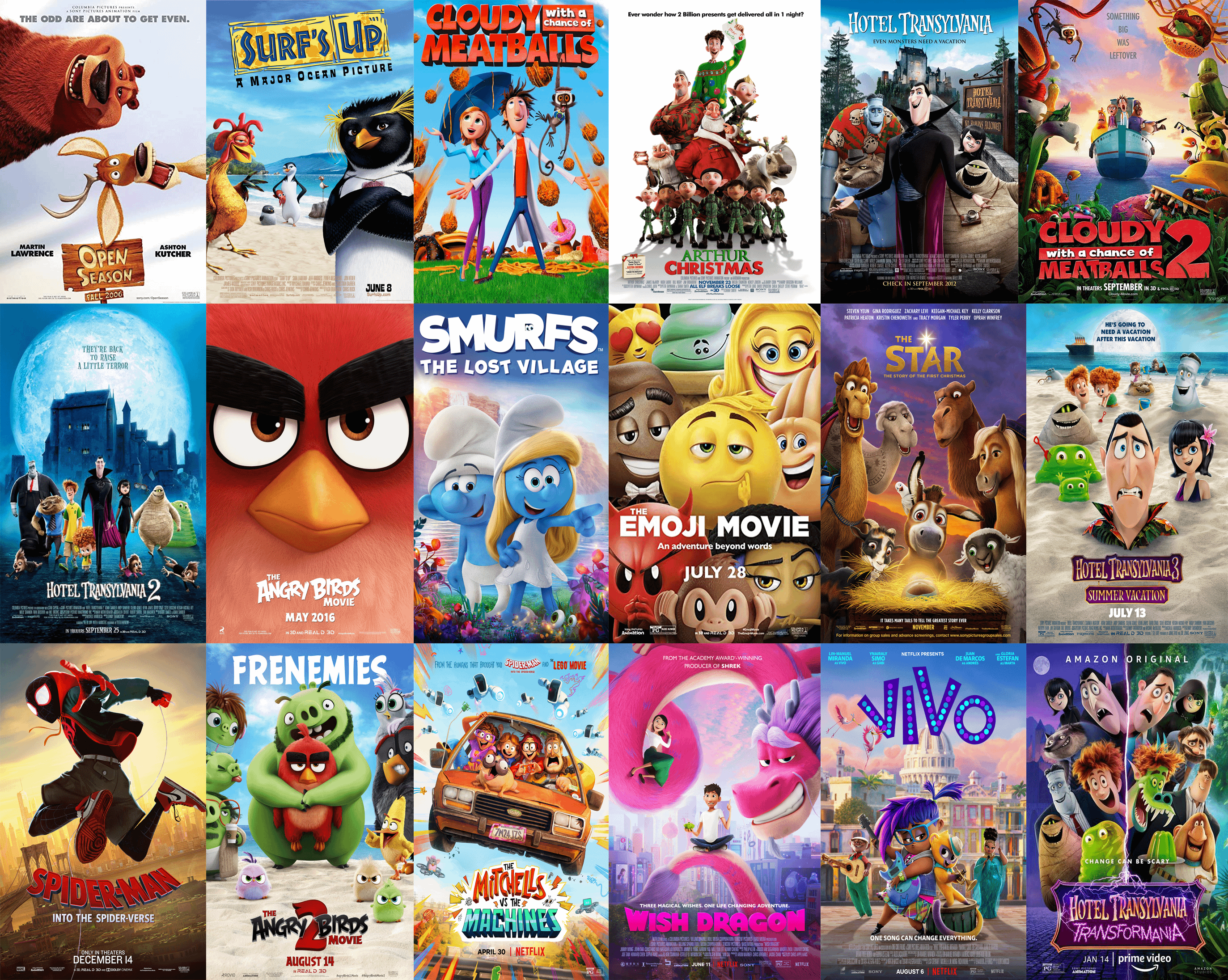 Filmes da Sony Animation