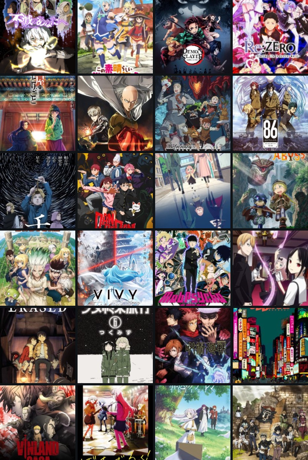 Melhor Anime dos Últimos 10 Anos (2015-2025)