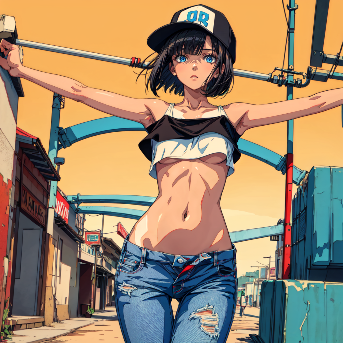 LOW RISE ANIME GIRL