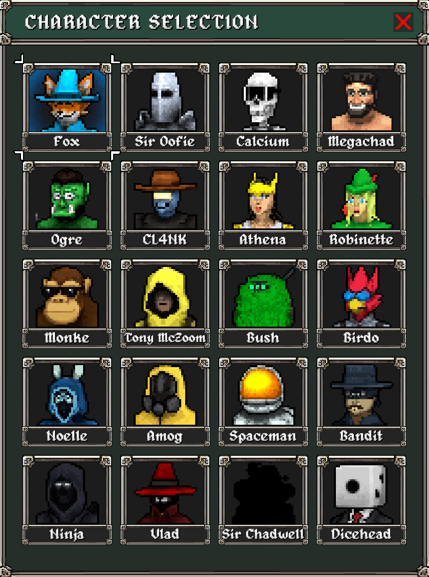 MEGABONK - Characters