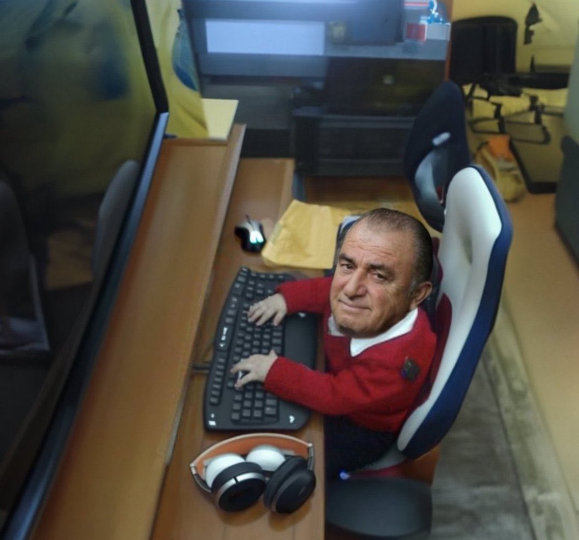 En Komik Fatih Terim fotosu