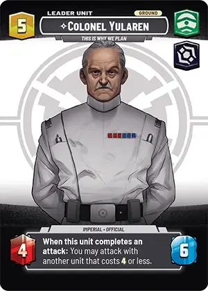 Secrets of Power Leader Showcase Star Wars Unlimited