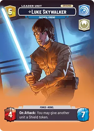 Spark of Rebellion Leader showcases Star Wars Unlimited
