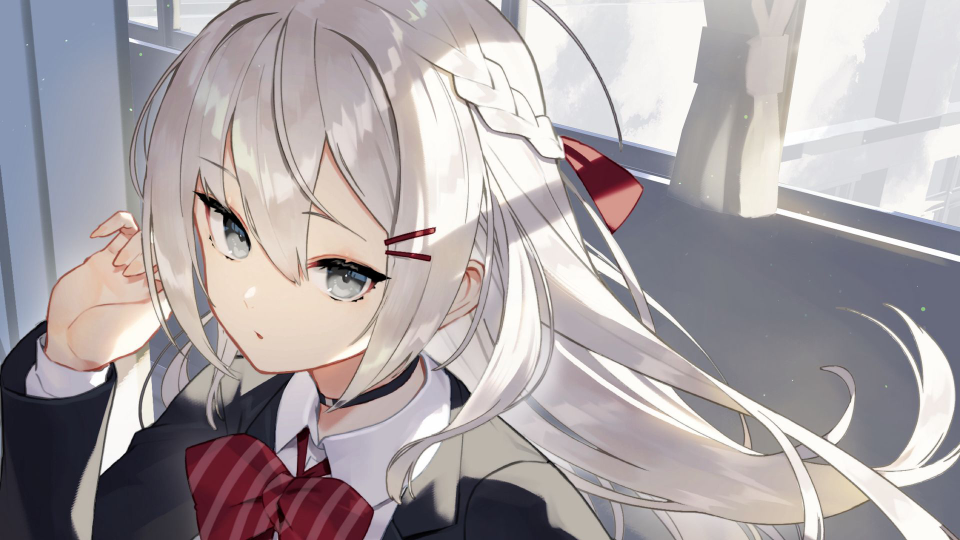 Best White Hair Anime Girl (จัดอันดับตัวละครสาวหัวขาว) (Moo Deng) (หมูเด้ง)