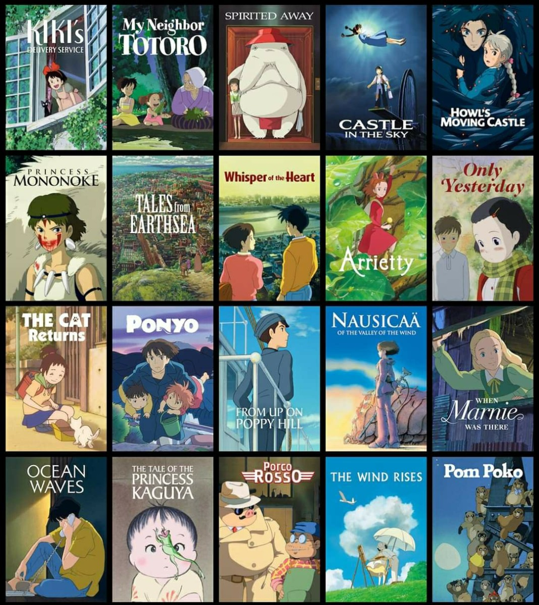 Studio Ghibli Films