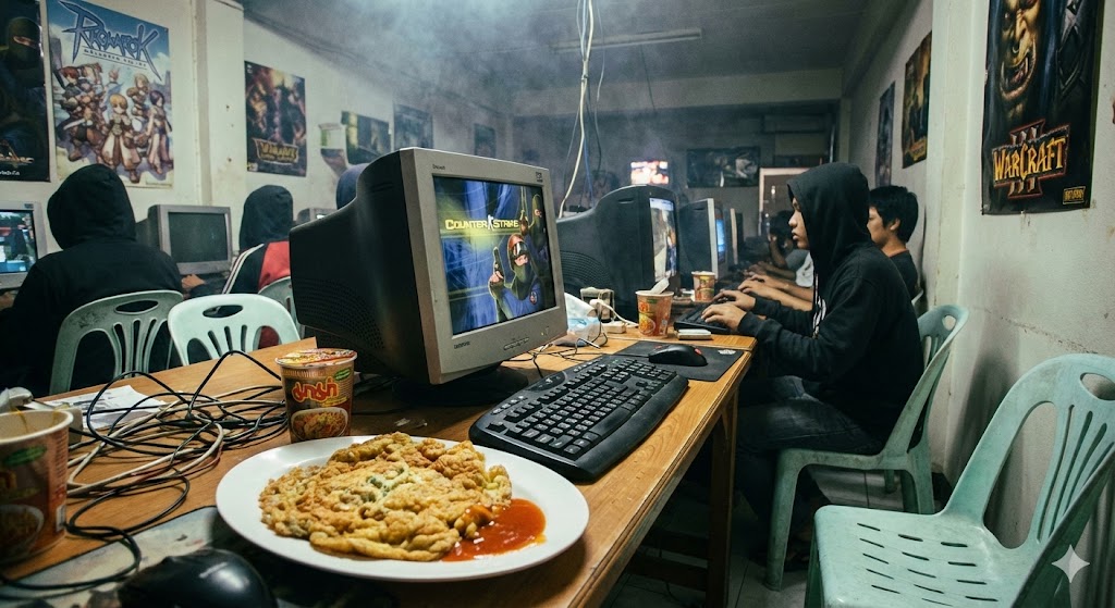 อาหารร้านเกม