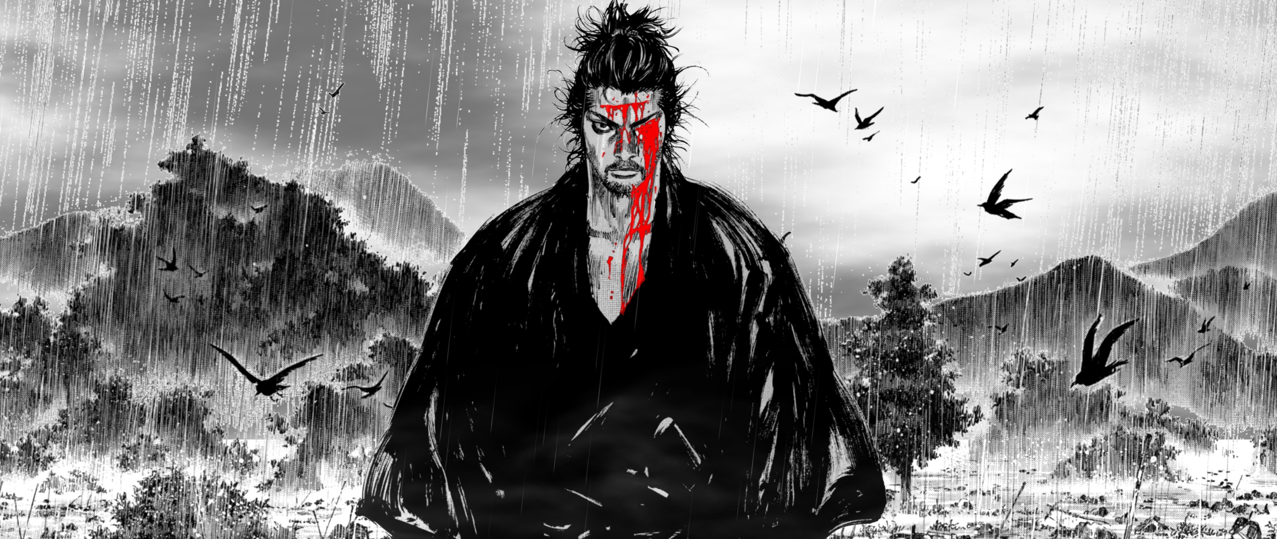 Best Manga Panel Vagabond (black&white)