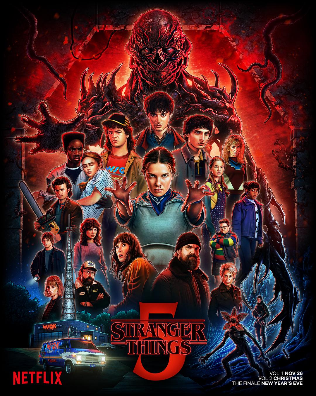 Stranger Things characters (1-2-3-4-5)