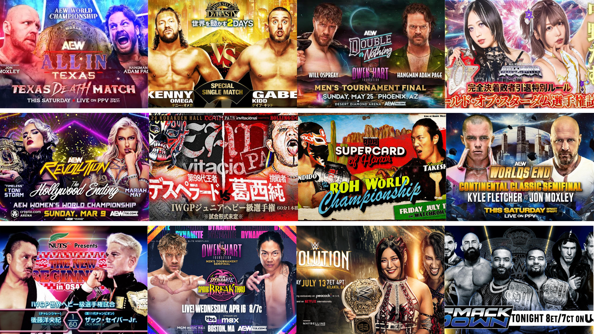 Wrestling Matches of the year 2025
