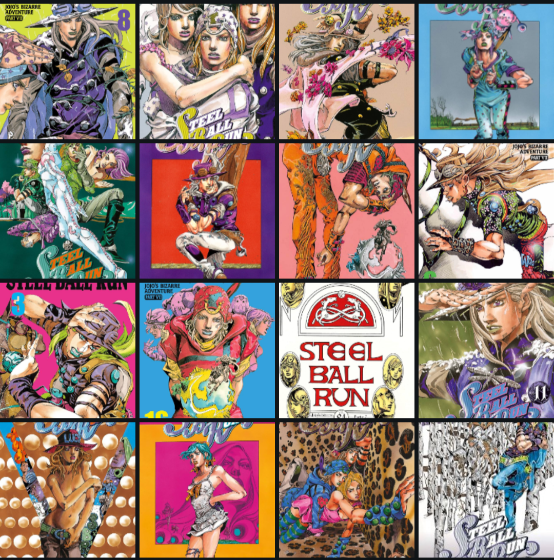 Capas de Steel Ball Run