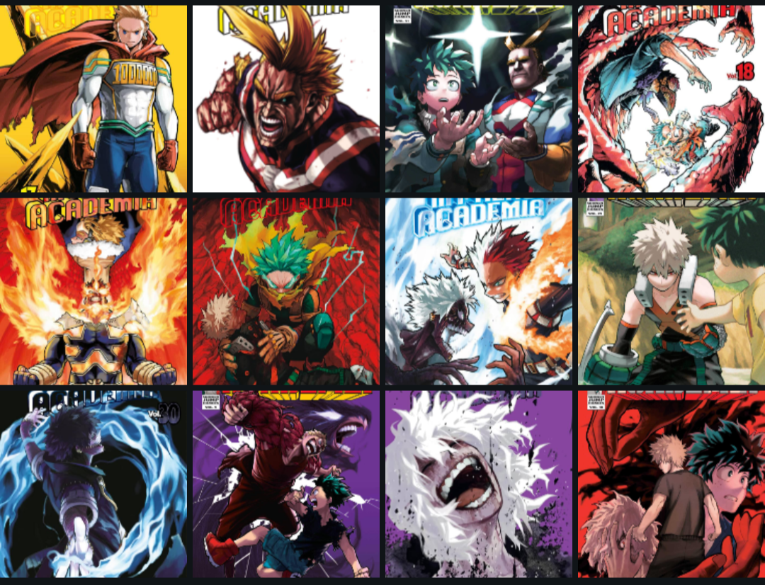 Capas de Boku no Hero Academia 