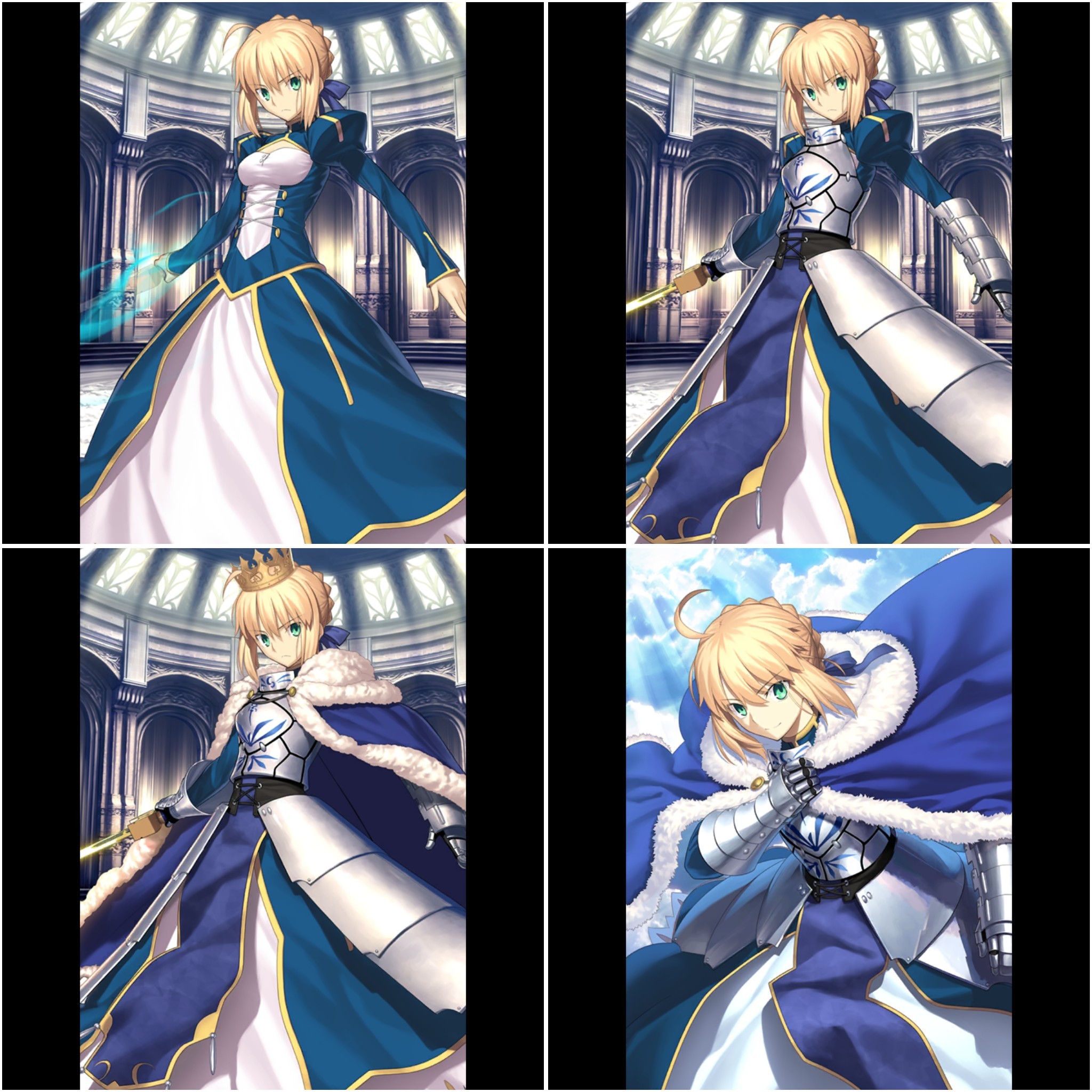 FGO All Ascension Servant (Saber) temporary