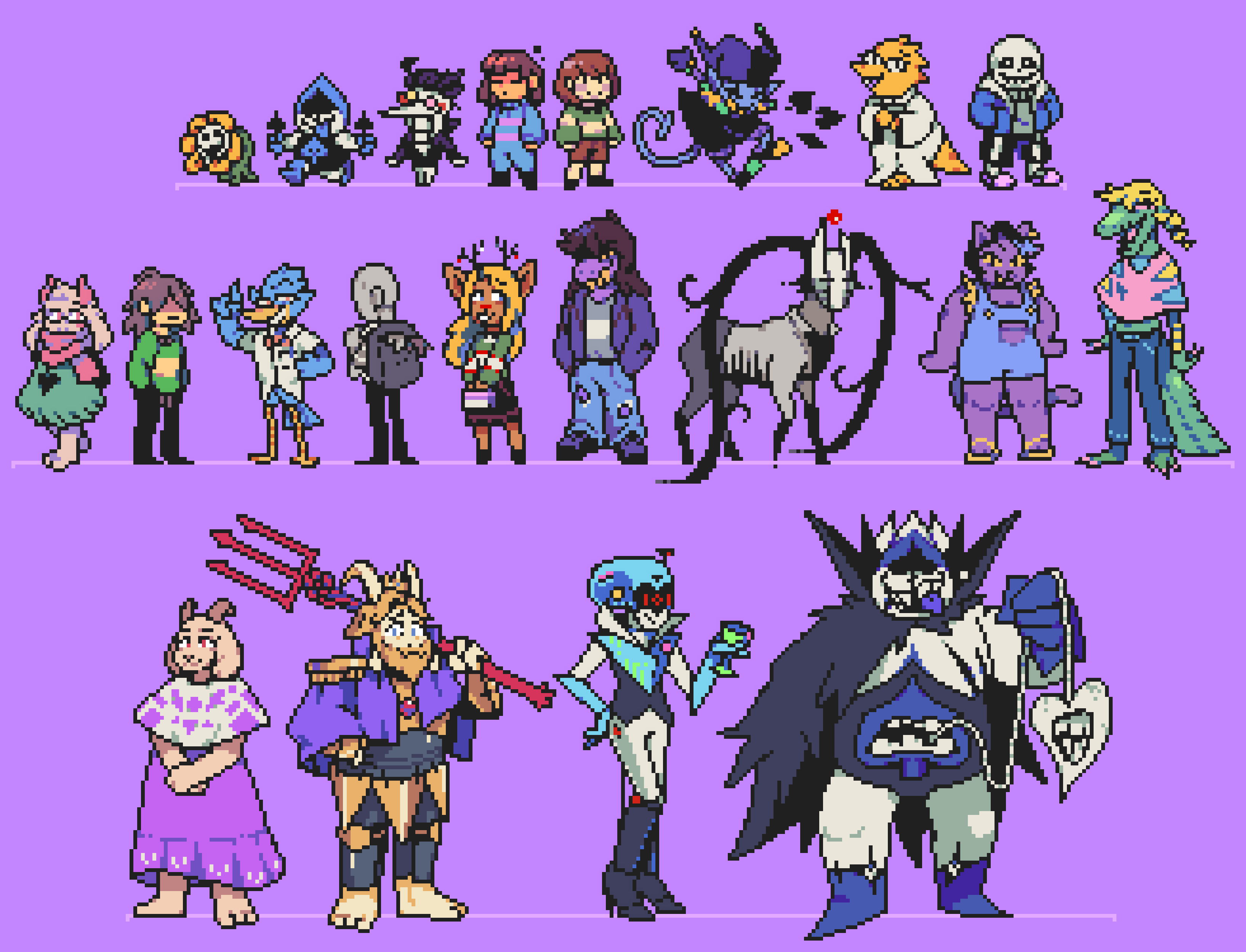 Undertale e Deltarune waifu 