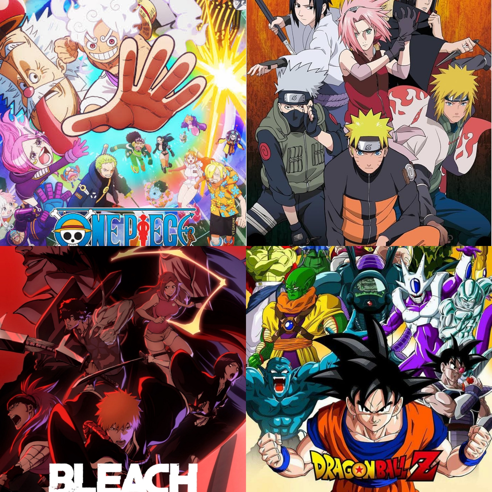 best big four anime