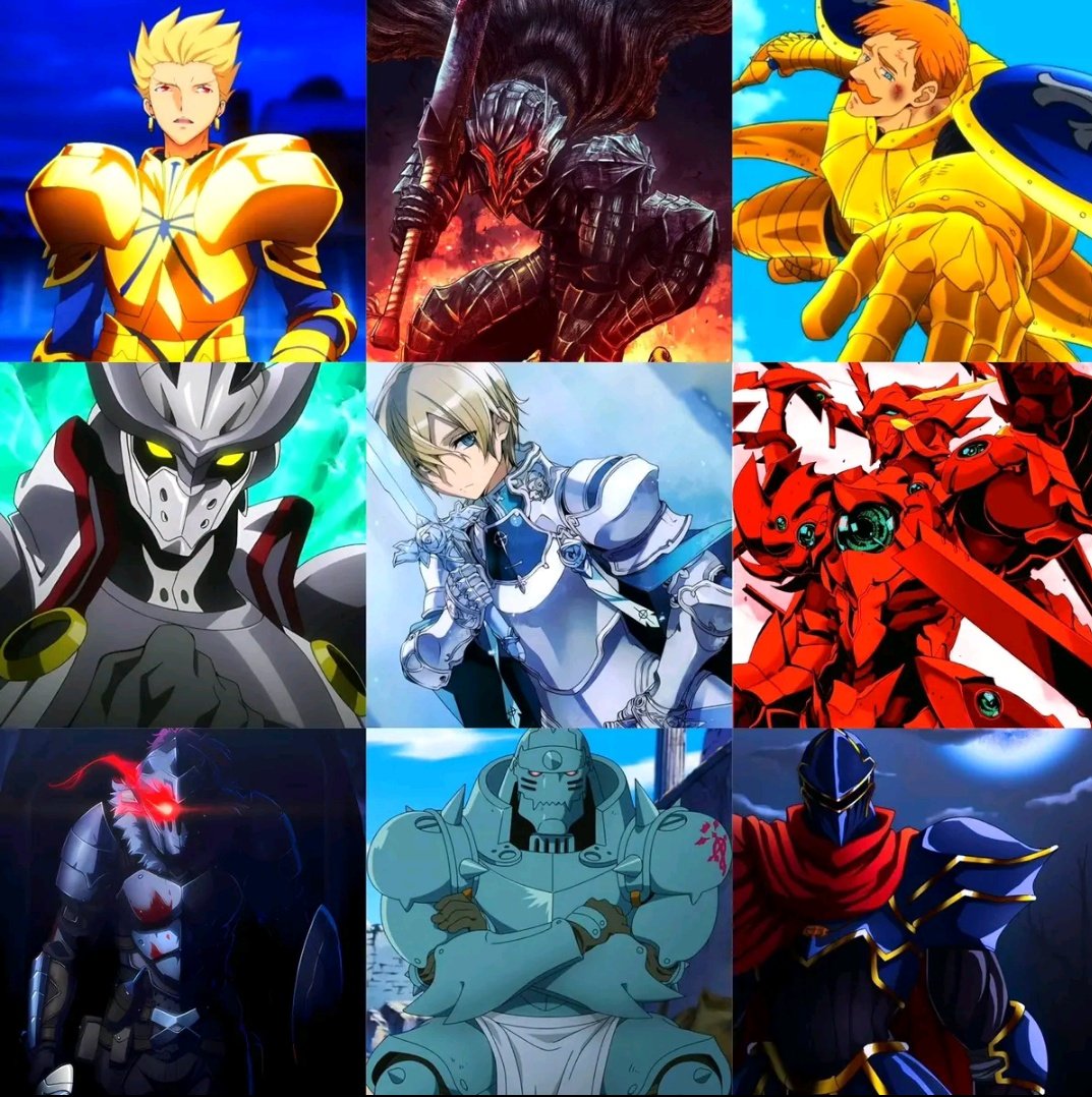 ชุดเกราะและตัวละครแปลงร่างใน ANIME For สมาชม