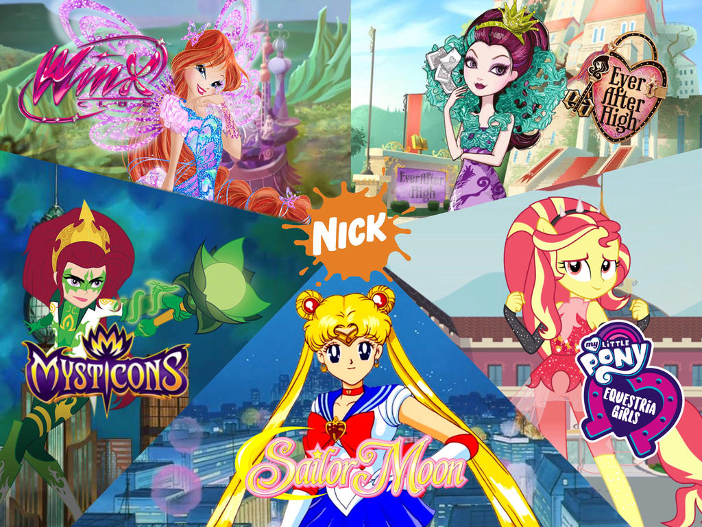 Magical and Fantasy Girly Cartoons