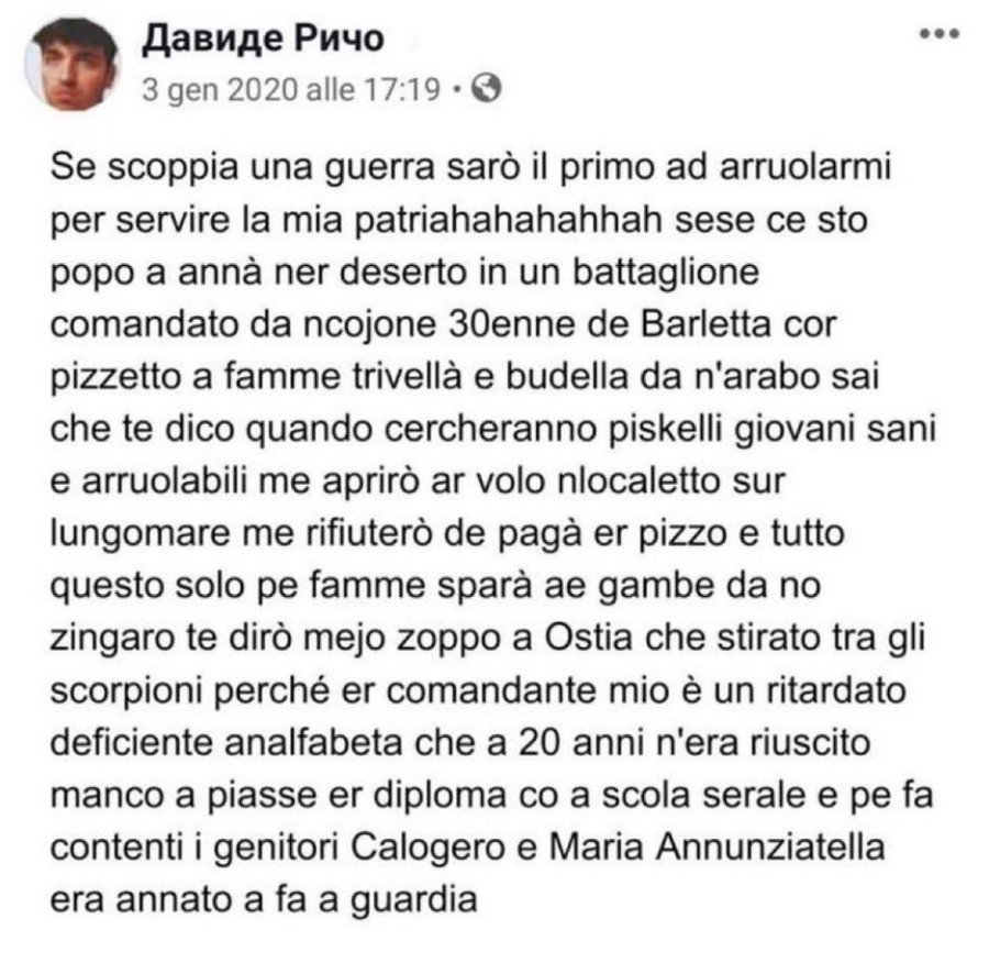 Argomento tesi Di Pace