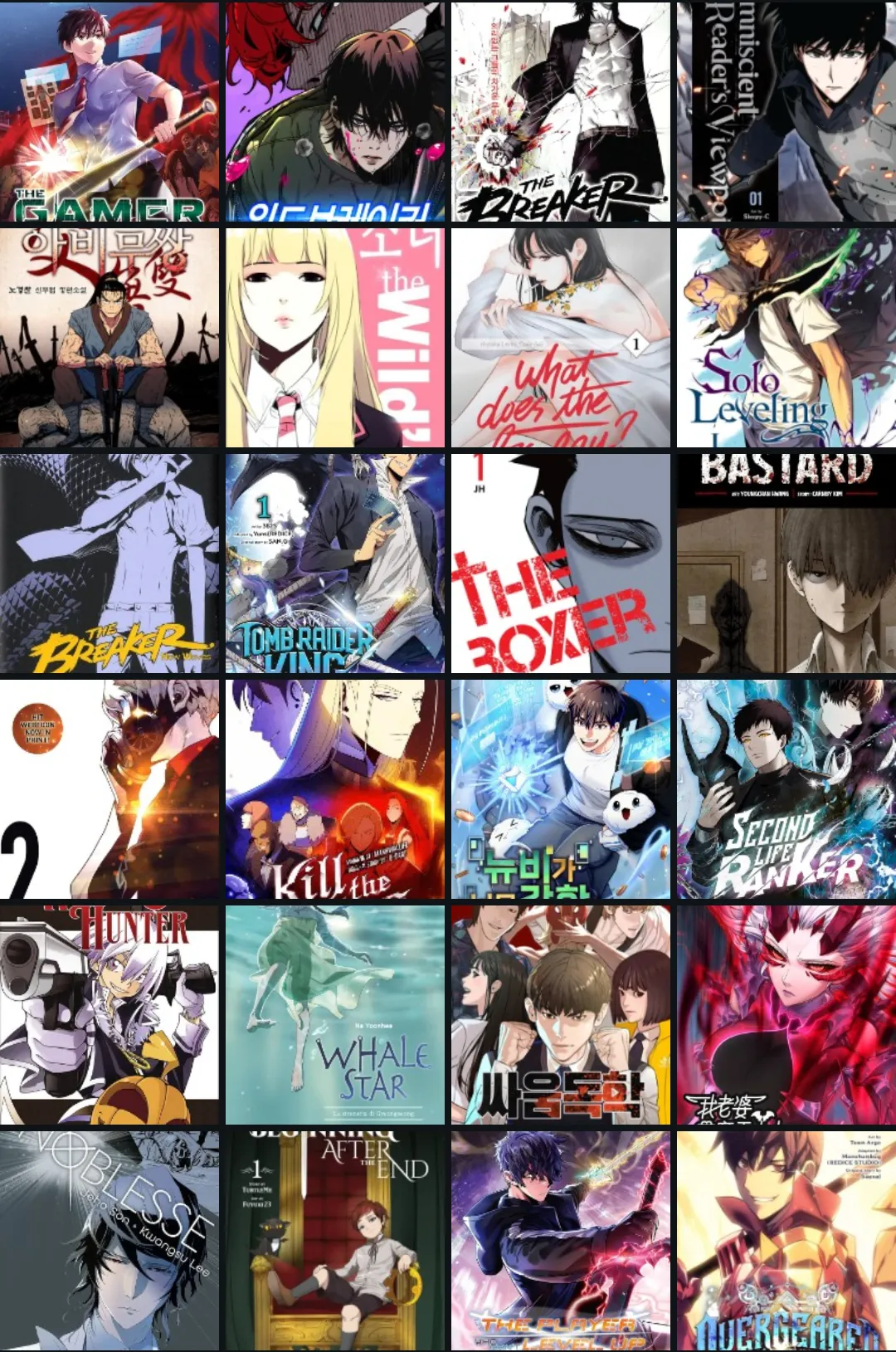 Melhor Manhwa/Webtoon