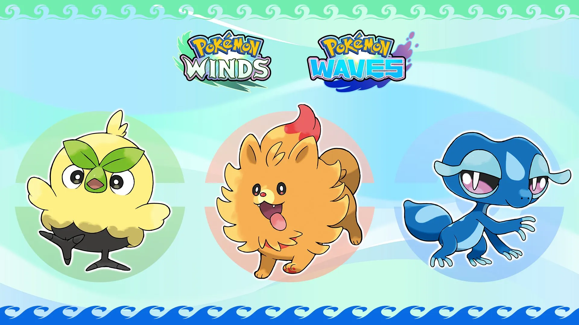 Pokémon Starters (GEN 1 - 10)