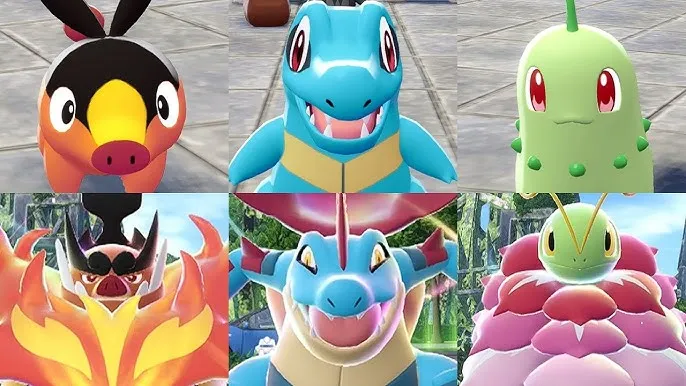 Pokémon Starter Trio Final Evo
