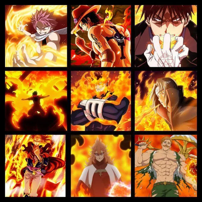 Best fire user in anime verse