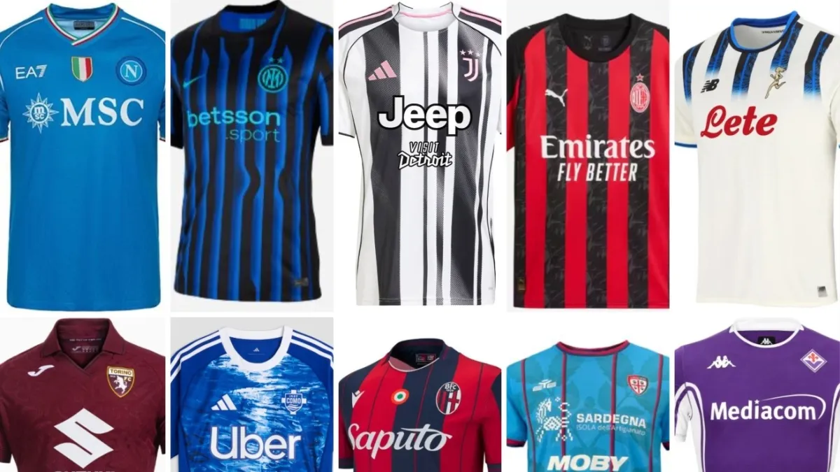 All the KITS of the SERIE A teams of 2026 (updated)