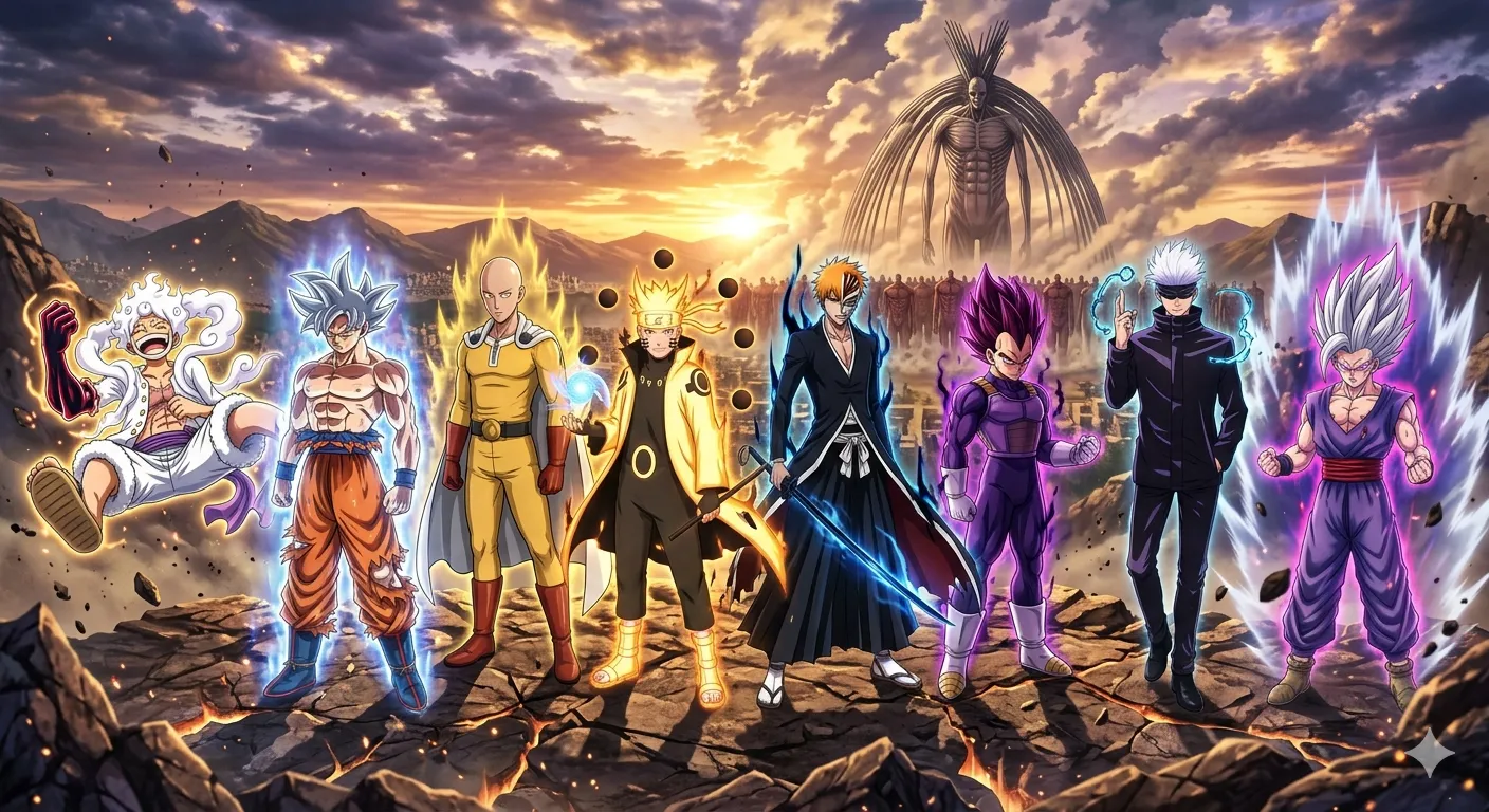 The most powerful characters in anime