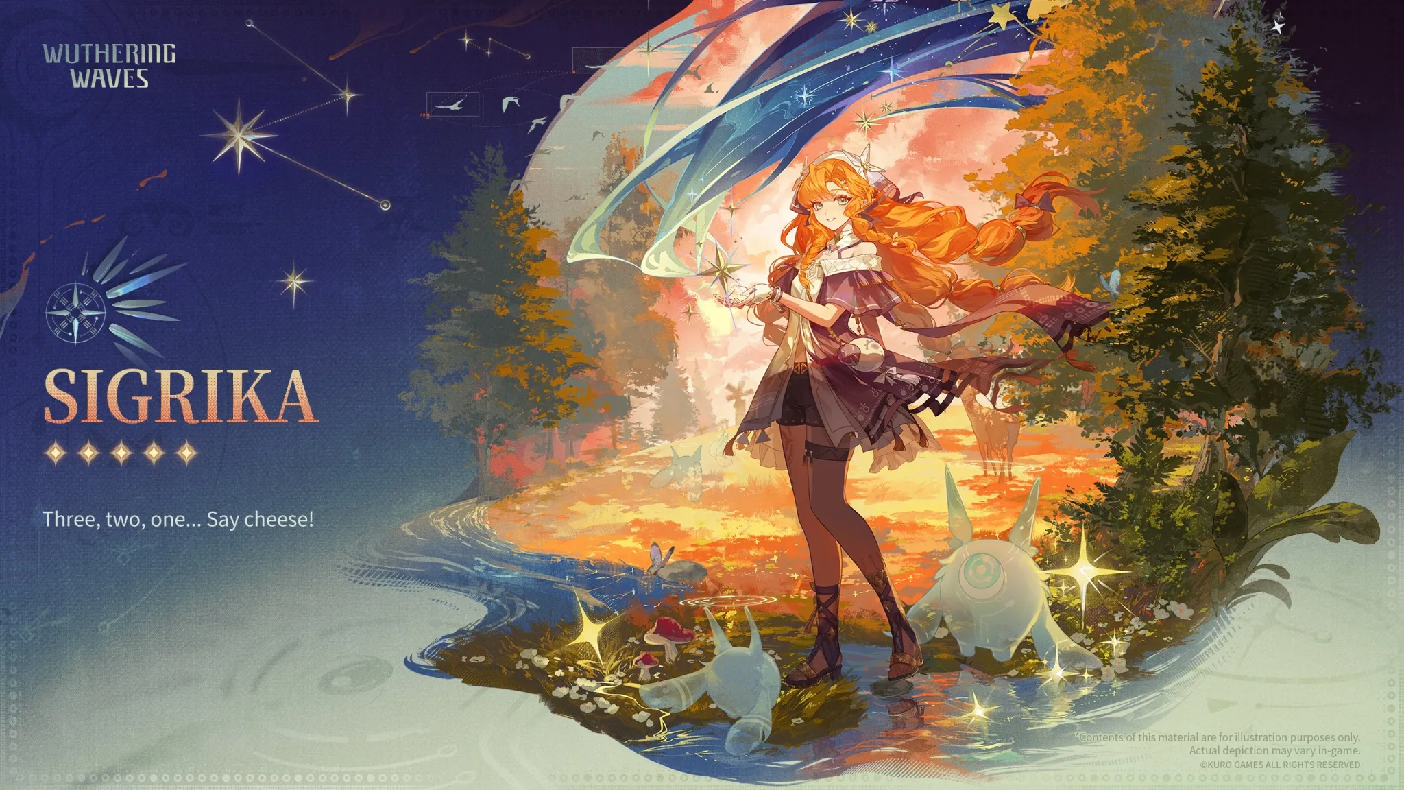 Wuthering Waves Characters up till Sigrika