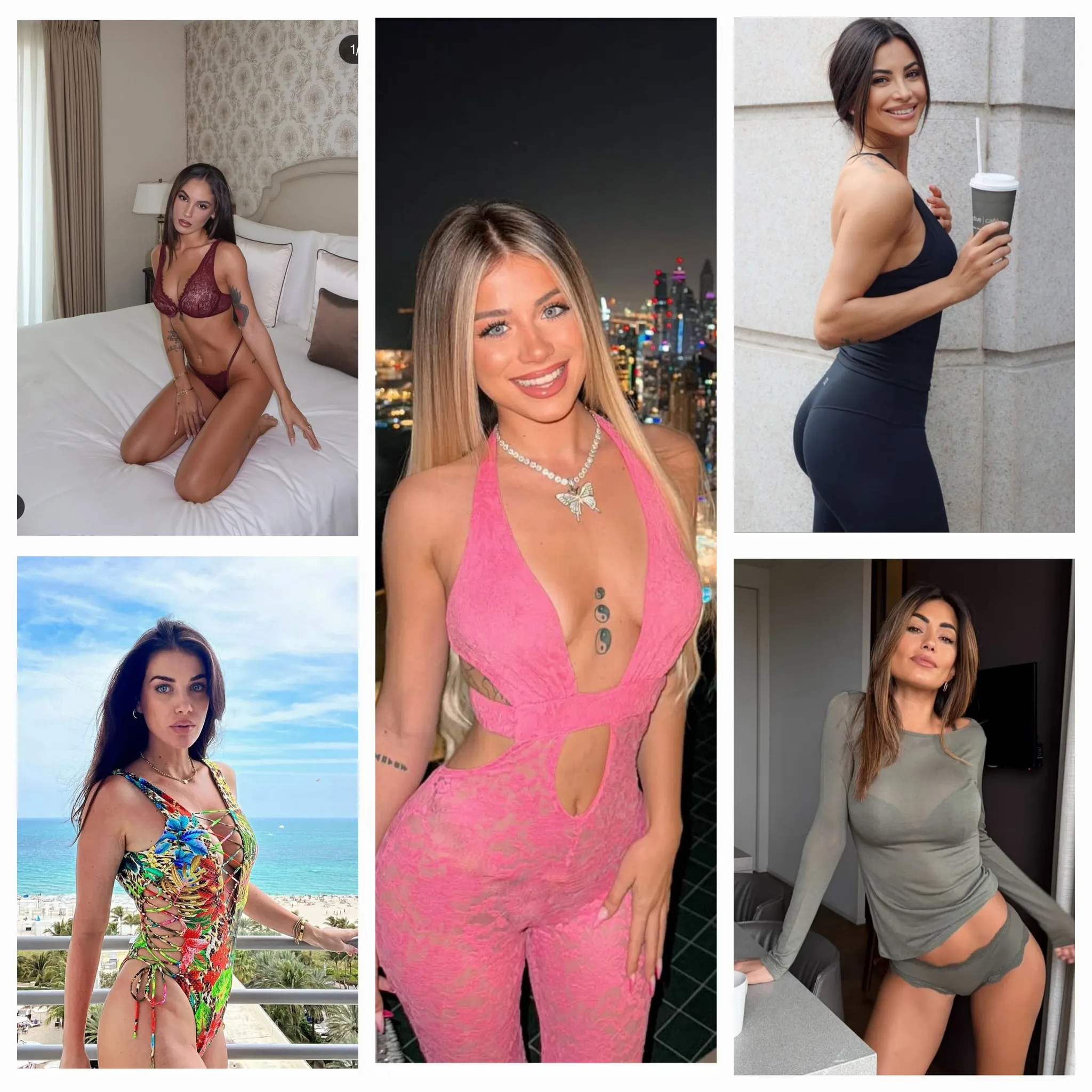 Con quale trio preferiresti passare la notte? (Italian Girls)