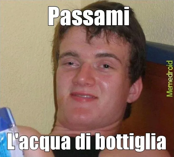 Acque in bottiglia edizione Italia