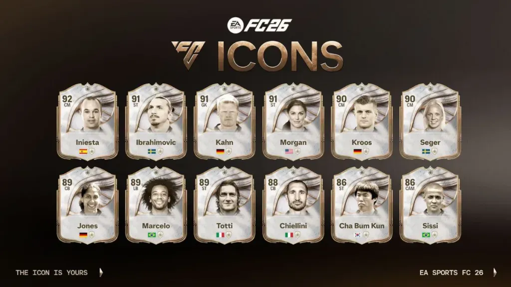 Which icon had a neater last FUT card?