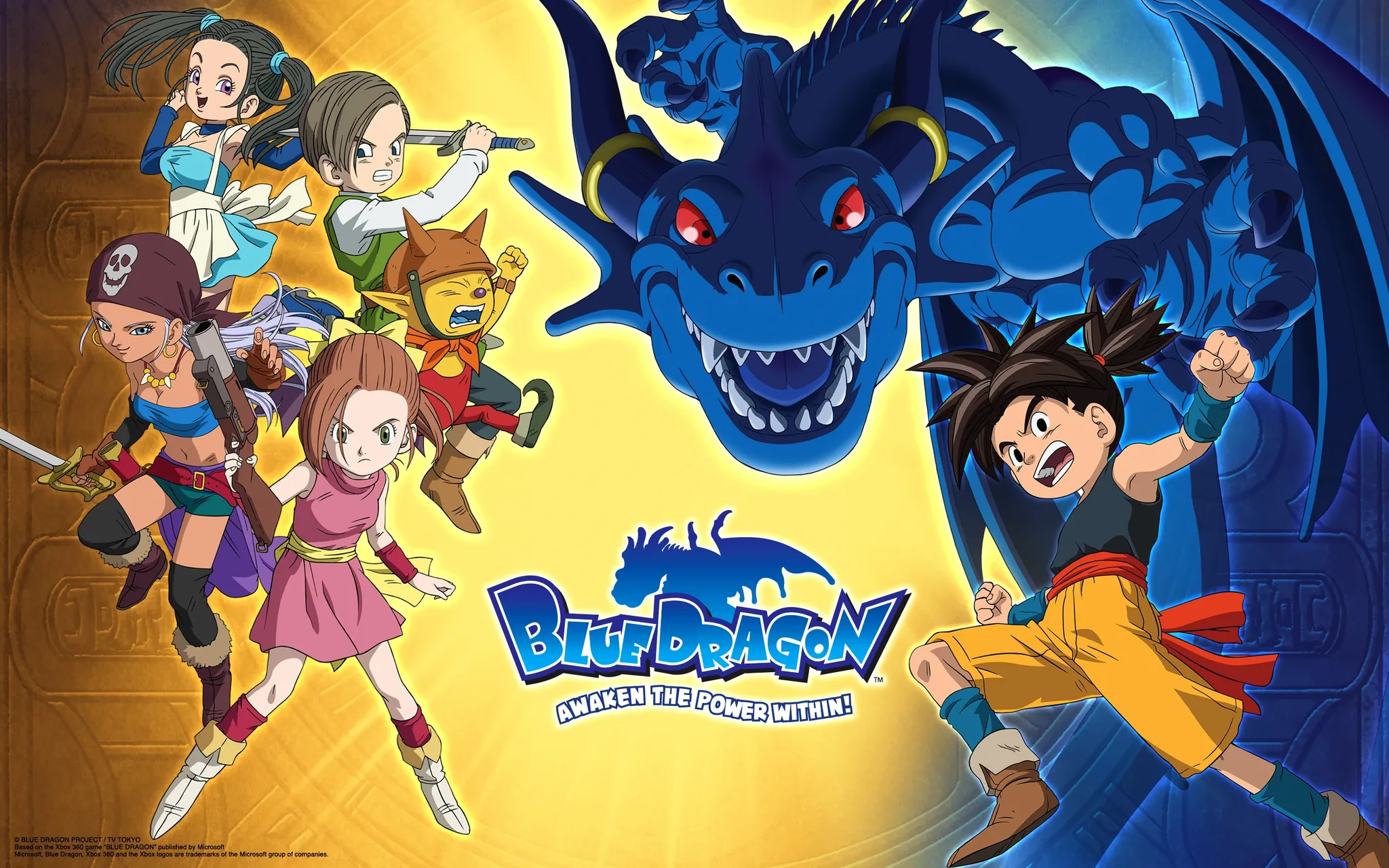 ตัวละคร Blue Dragon ฉบับอนิเมะ For สมาชม