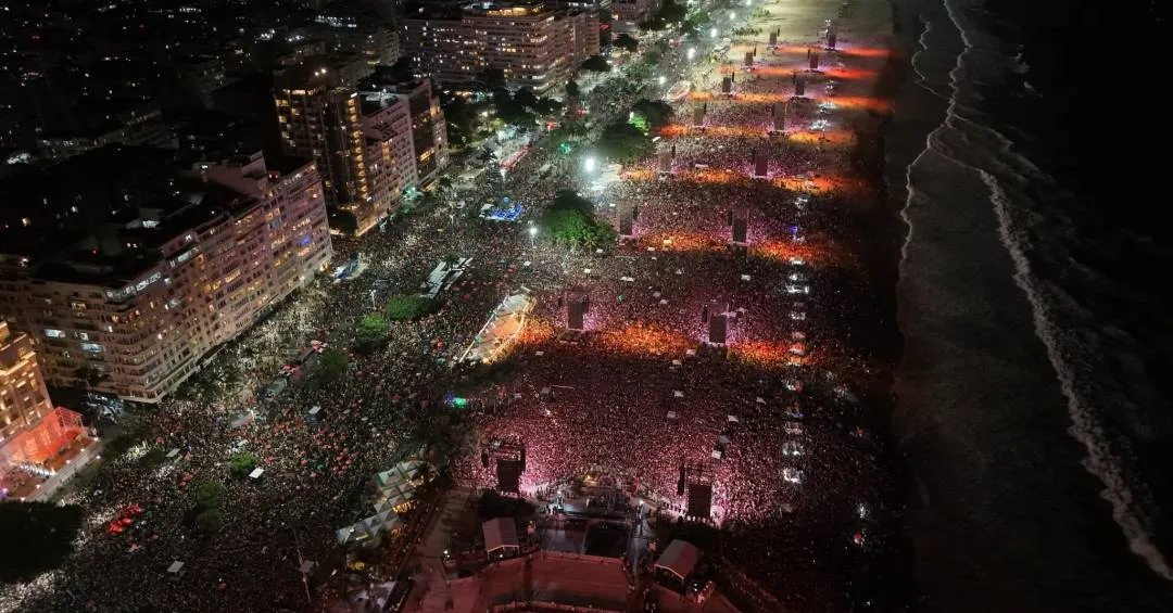 Quem colocaria mais em pessoas em Copacabana 