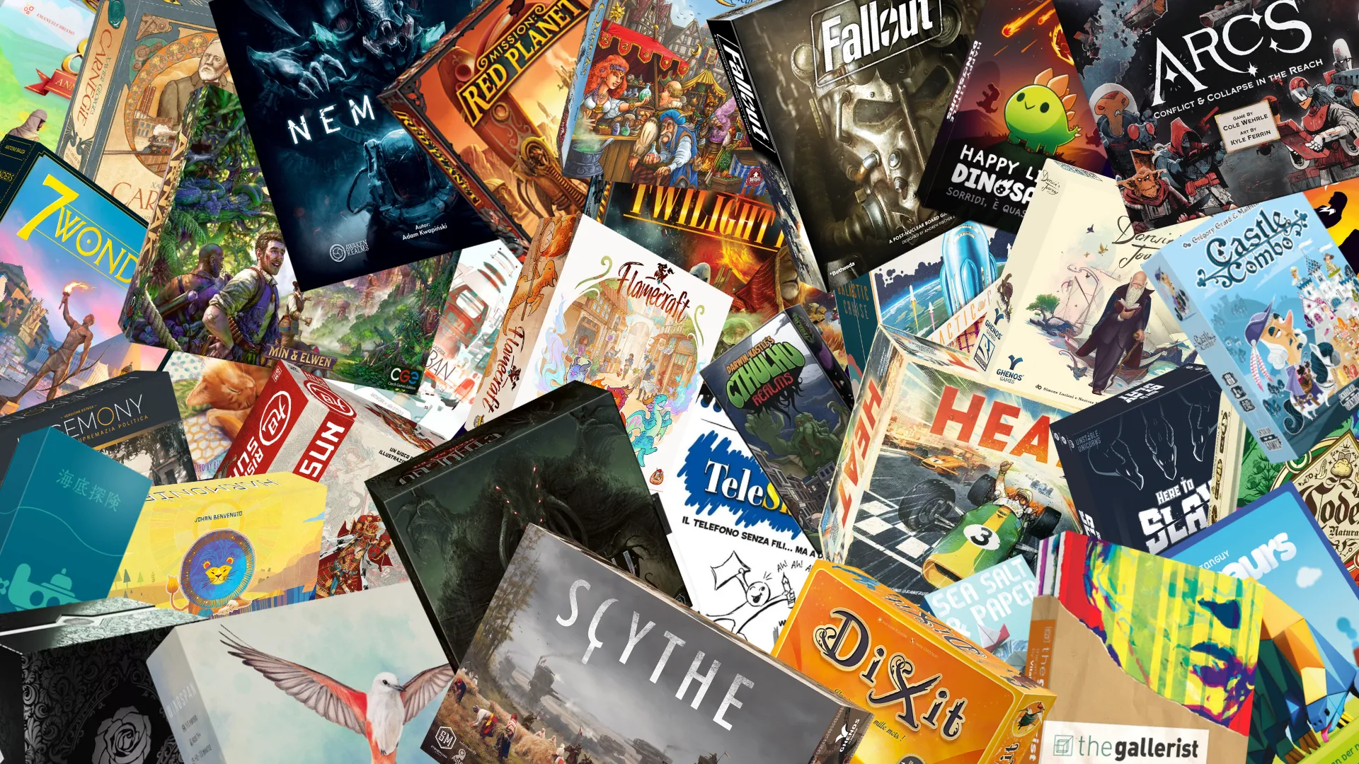 Almost every board game I've ever played!