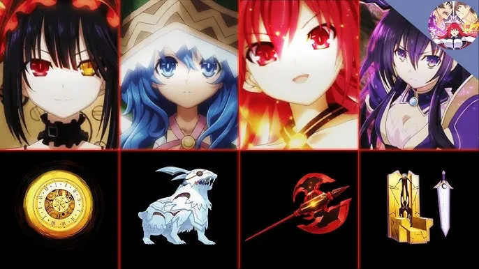 All Best Characters Power Angels Spirits | Date A Live
