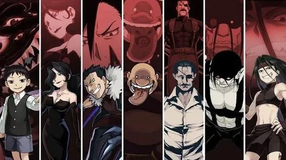 All Best Characters Seven Deadly Sins/Homunculus | Fullmetal Alchemist Brotherhood