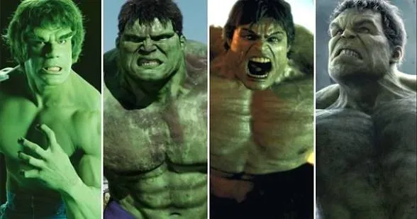 All Best Hulk's Live Action Movies And Serie