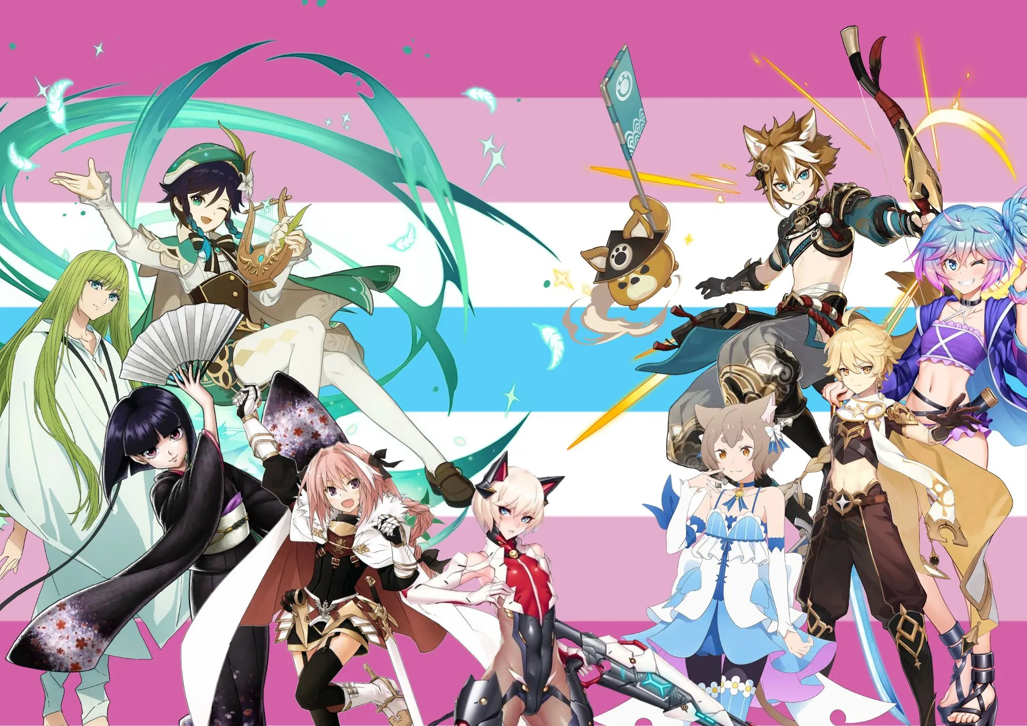 จัดอันดับ Femboys จาก Game & Anime คนไหนพวกพี่ไม่ติด for สมาชม V2