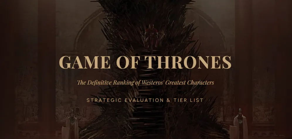 Game of Thrones: Best Characters Edition