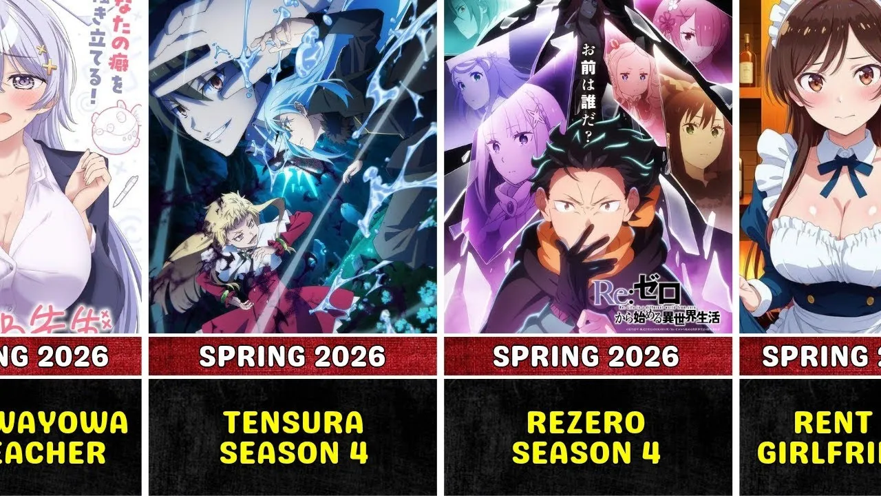 Best Anime openings Spring 2026